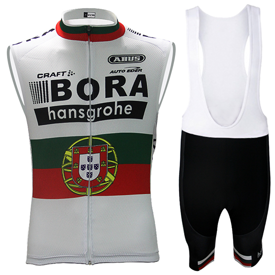 Gilet antivento Bora 2017 bianc e nero